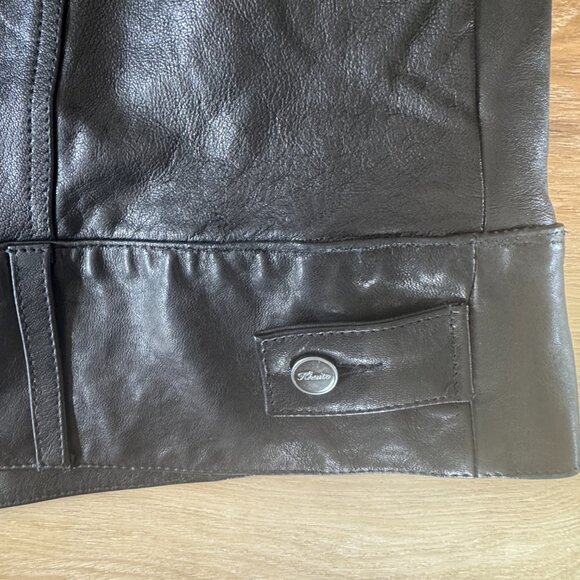 Khaite Grizzo Oversized Leather Collared Jacket - Picture 7 of 10